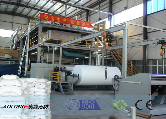 الصين صنع وفقا لطلب الزّبون SXS pp سبونبوند غير يحوك بناء يجعل آلة 10-450m/min المزود