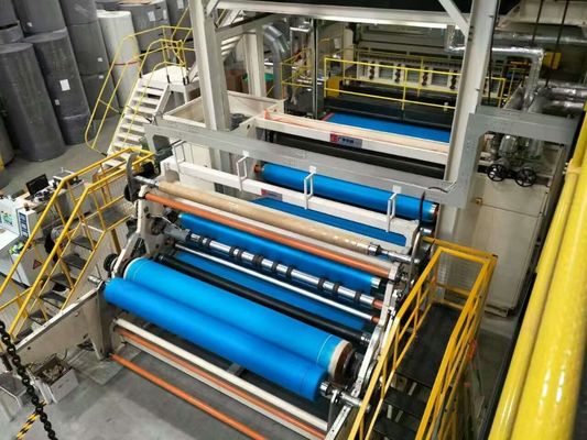 آلة تصنيع الأقمشة غير المنسوجة PP spunbonded AL-S / 8 سنوات شعاع واحد خط إنتاج الأقمشة غير المنسوجة شعاع المزود